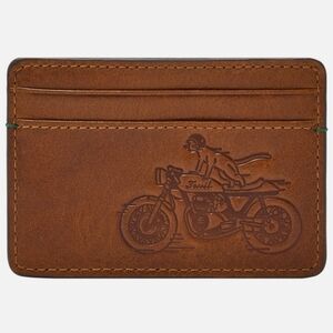 BNWOT, Fossil Medium Brown Bronson Card Holder.